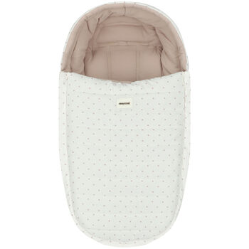 Ivory & Beige Polka Dots Baby Nest